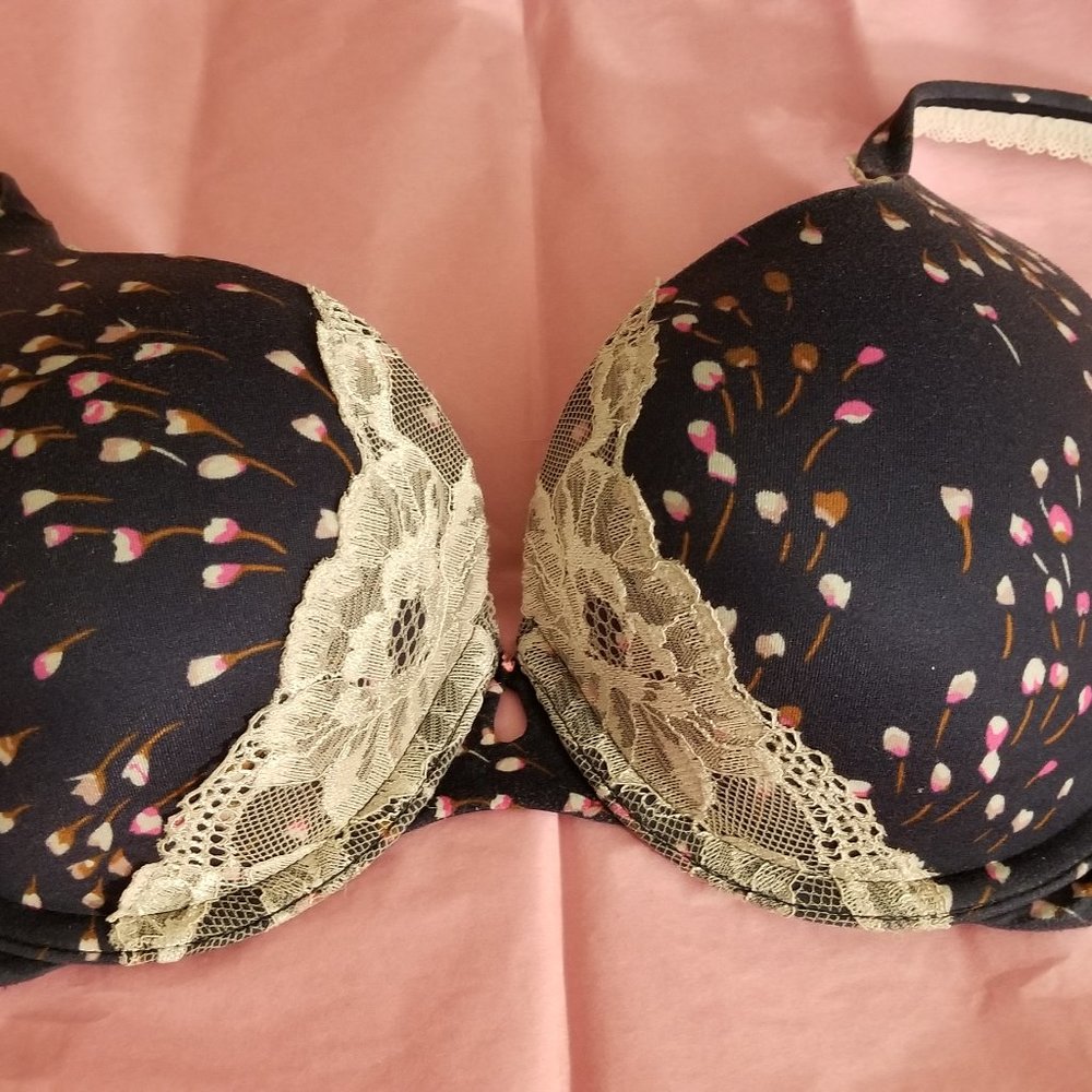 Body By Victoria Perfect Shape Blue Floral 34D